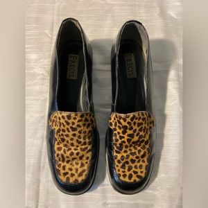 Leopard Print Loafers